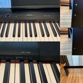 CASIO 電子ピアノ privia PX-150BK | www.debbiejorde.com