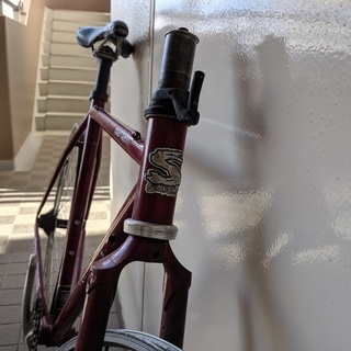 SURLY CROSS CHECK BLOOD RED フレームとフォーク