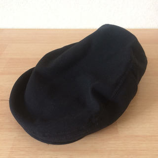 黒 ハンチング帽