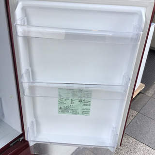 2415 アクア 184L 2ドア冷蔵庫(ルージュ)AQUA AQR-18D-R chateauduroi.co