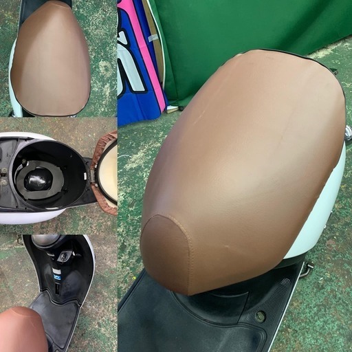 ♪ビーノ多数在庫♪ヤマハ ビーノ 50cc シート張替え♪SA26J♪白