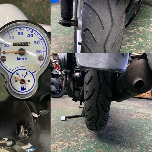 ♪ビーノ多数在庫♪ヤマハ　ビーノ　50ｃｃ　シート張替え♪SA26J♪白♪実働/良質ＷＡＫＯＳ製品で清掃済み/配達可♪ ♪ビーノ多数在庫♪ヤマハ ビーノ 50cc シート張替え♪SA26J♪白