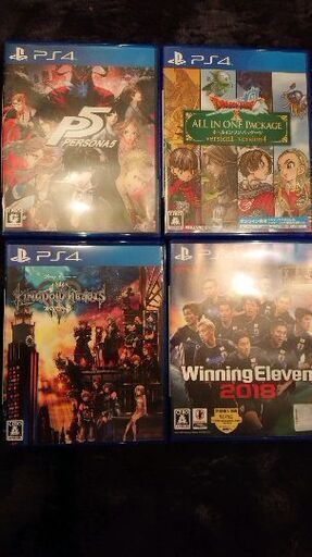 プレステ4本体、任天堂スイッチ本体、コントローラー計5個、人気ソフト11本