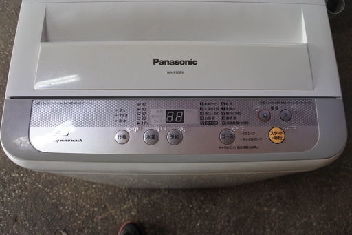 Panasonic 16年式 NA-F50B9 5kg洗い 簡易乾燥機能付 洗濯機 単身サイズ エリア格安配達