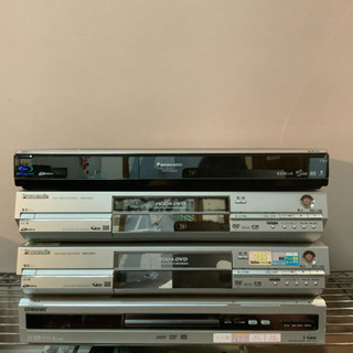 DVDレコーダー3台・Blu-rayレコーダー1台の4個セット（...