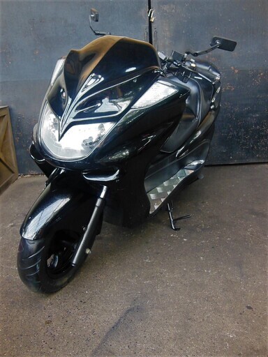 YAMAHA マジェスティ250Ｃ ブラック エアロカスタム 軽整備点検済み セル始動 好調 すぐ乗り出せます。マジェ マジェステイ YAMAHA マジェスティ250C ブラック エアロカスタム 軽整備点検済み