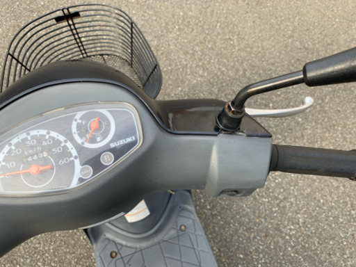 レッツ4 スクーター グリップ新品付（実動）町田から グリップ交換