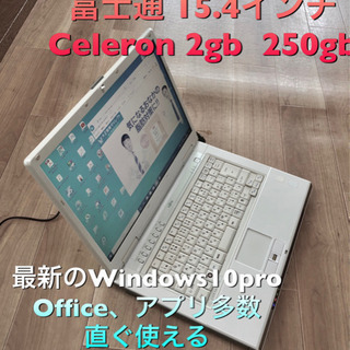 ⬛️富士通 BIBLO 15.4インチ/CPU Celeron/...