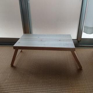 【未使用】木製サイドテーブル