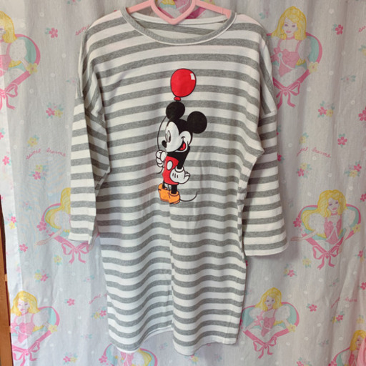 七分袖 ワンピシャツ ミッキー 韓国 ちょこ 高松のワンピースの中古 古着あげます 譲ります ジモティーで不用品の処分