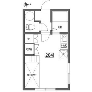 曙橋 用途が豊富な『1room＋』は空間量2倍の機能的ロフトです。の画像