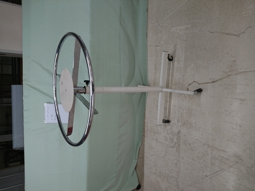 什器/ハンガーラック（丸型）/横幅750×高さ1100～1600×奥行750mm（約）