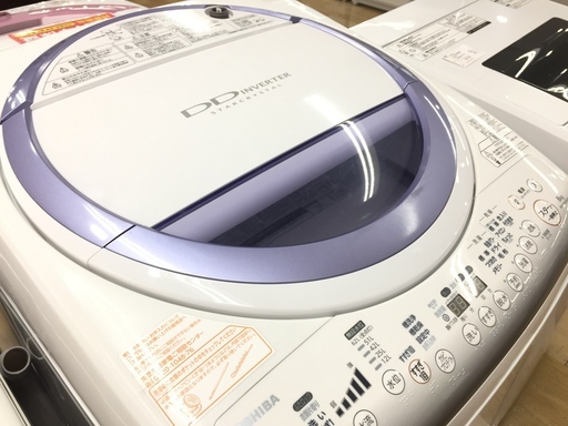 安心の6ヶ月保証付！　2013年製  TOSHIBA(東芝)8.0kg全自動洗濯機です。　 　トレファク岸和田