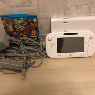 wiiu 本体 ソフト2本 ゼルダ スプラトゥーンの画像