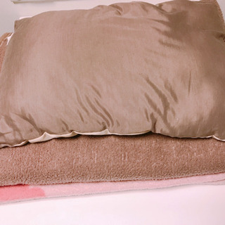 毛布2枚 枕1個セット