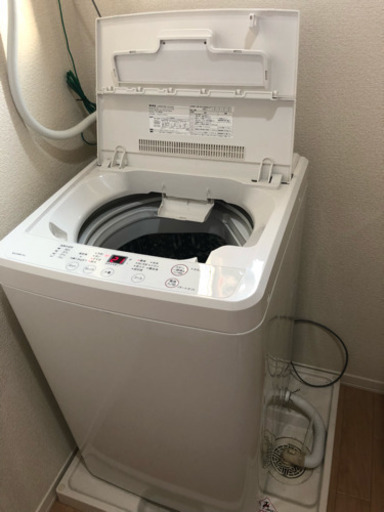 洗濯機 無印良品 6kg2017年製