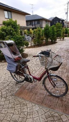 電動アシスト自転車 前後チャイルドシート(後カバー付き)