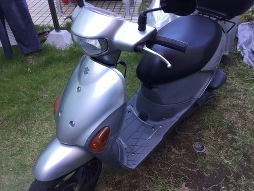 中古　スズキ　レッツ４　ＣＡ45Ａ　シルバー　走行距離18000ｋｍ　状態良好 中古 スズキ レッツ4 CA45A シルバー 走行距離18000km 状態良好