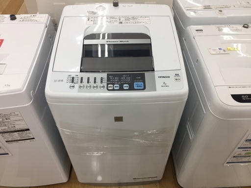 安心の1年保証付！2017年製HITACHIの7.0kg全自動洗濯機【トレファク　岸和田】