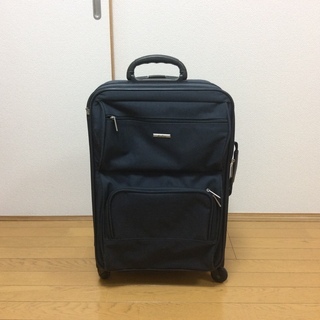 【取引中】布製スーツケース キャリーバック