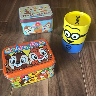 ミニオン&ディズニー お菓子の空缶