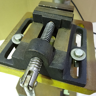 動作品☆高儀/EARTH MAN☆卓上ボール盤 5段変速付き バイス付き ドリル