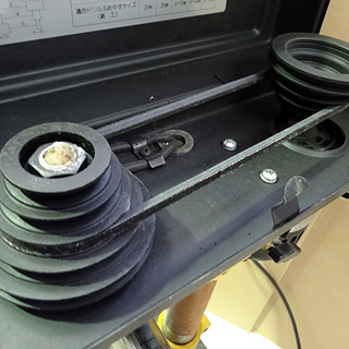 動作品☆高儀/EARTH MAN☆卓上ボール盤 5段変速付き バイス付き ドリル