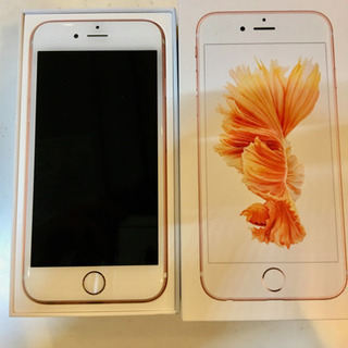★iPhone 6s Rose Gold 32 GB UQ mobile★