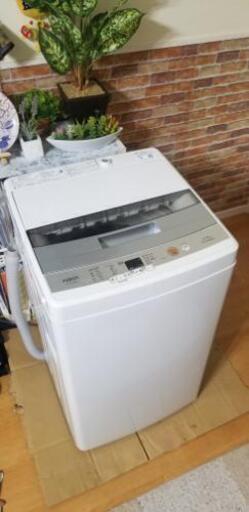 【美品】AQUA 2018年製 4.5kg 洗濯機 使用約3ヶ月 新品価格￥24880-