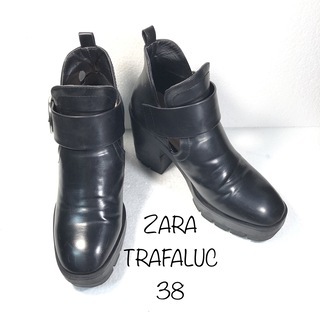 【ZARA TRAFALUC】ザラ レディース 厚底 ブーツ　3...
