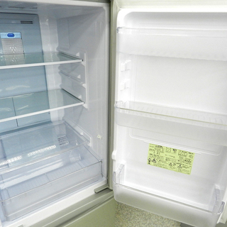 SHARP 2ドア冷蔵庫 167L プラズマクラスター 2013年製 SJ-PD17X