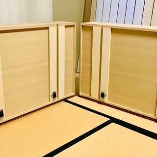 無印ベッド パーツリスト一覧／引出内側・外側のお写真