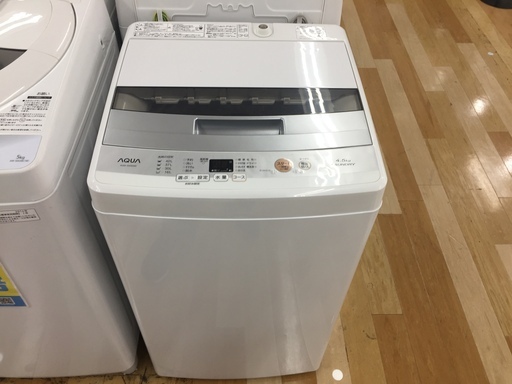 安心の1年保証付！2017年製AQUA（アクア）の4.5kg全自動洗濯機【トレファク　岸和田】
