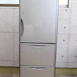 R636)日立 HITACHI 3ドア 冷凍冷蔵庫 R-S3800HV(XN) 2017年製 375L 右