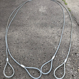 玉掛けワイヤーロープ  4m×2本