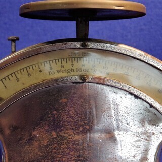 英国 郵便秤 アンティーク 1/4~16oz ビンテージポスタルスケール 英国