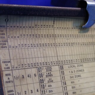 ＴＲＩＮＥＲ　ＡＩＲ　ＭＡＩＬ　ＳＣＡＬＥ　ビンテージ アメリカン エアメール スケール