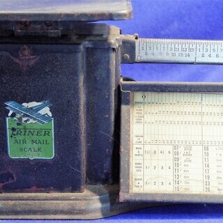 ＴＲＩＮＥＲ　ＡＩＲ　ＭＡＩＬ　ＳＣＡＬＥ　ビンテージ アメリカン エアメール スケール