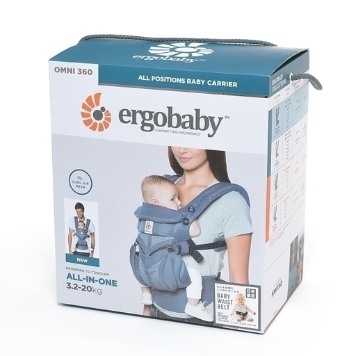 312017　ergobaby　エルゴベビー　OMNI(オムニ)360　抱っこひも　ベビーキャリア　未使用　オックスフォードブルー