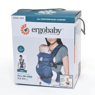 312018　ergobaby　エルゴベビー　OMNI(オムニ)360　ベビーキャリア　抱っこ紐　未使用　ミッドナイトブルー 312018 ergobaby エルゴベビー OMNI(オムニ)360 ベビーキャリア 抱っこ