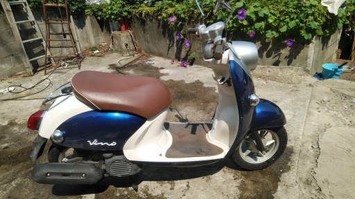 ☆☆ヤマハビーノ　SA26J　青　水冷4ストキャブレター車　活躍するよー ヤマハビーノ SA26J 青 水冷4ストキャブレター車 活躍するよー