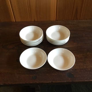 白い丸小皿 １２枚セット