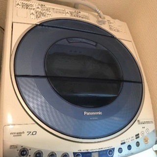 洗濯機7.0panasonic eco–wash