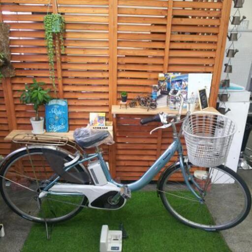 中古 電動自転車 ビビNX スカイブルー 6.6Ah