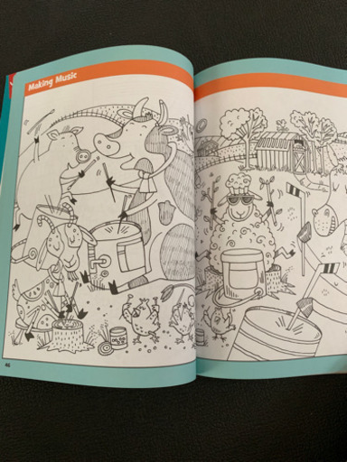 アメリカの探し絵 塗り絵 シール付き きら 武蔵境のその他の中古あげます 譲ります ジモティーで不用品の処分