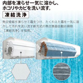 エアコン HITACHI 白くまくん ⒌6kw 主に18畳用 取り付け工事込み価格