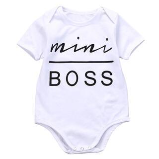 ☆ミニボス☆Mini Boss☆ユニセックスロンパース☆