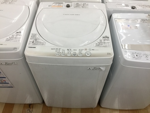 安心の6ヶ月保証付！！2015年製TOSHIBAの4.2kg全自動洗濯機【トレファク　岸和田】