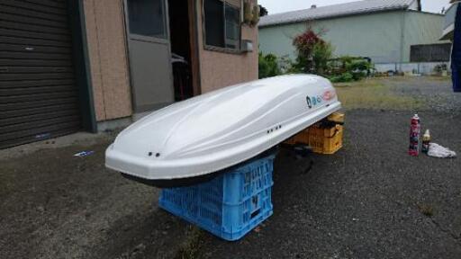 受付終了。テルッツォ(TERZO)ルーフボックス \u0026キャリア  セット(売約済みに なりました。)