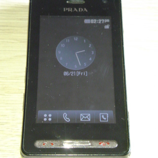 docomo L852i ブラック PRADA phone 付属...